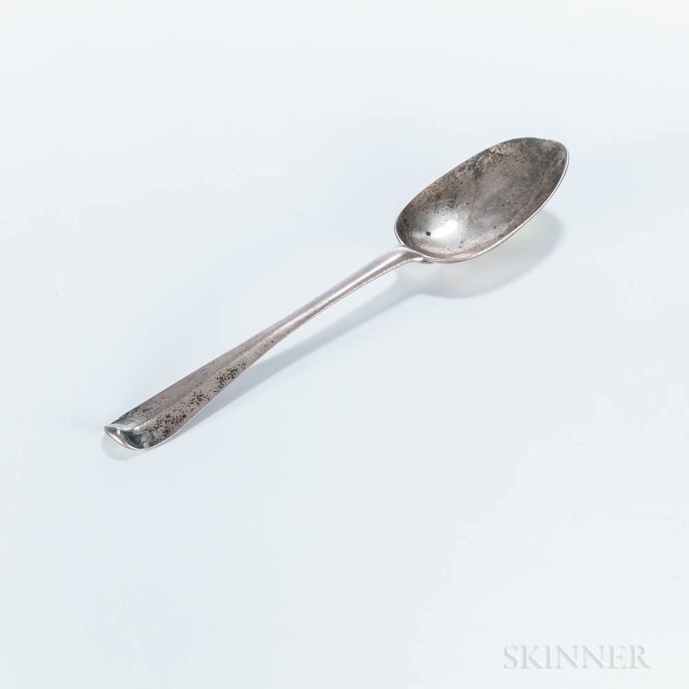 Appraisal: William Cowell Sr Silver Tablespoon William Cowell Sr Silver Tablespoon