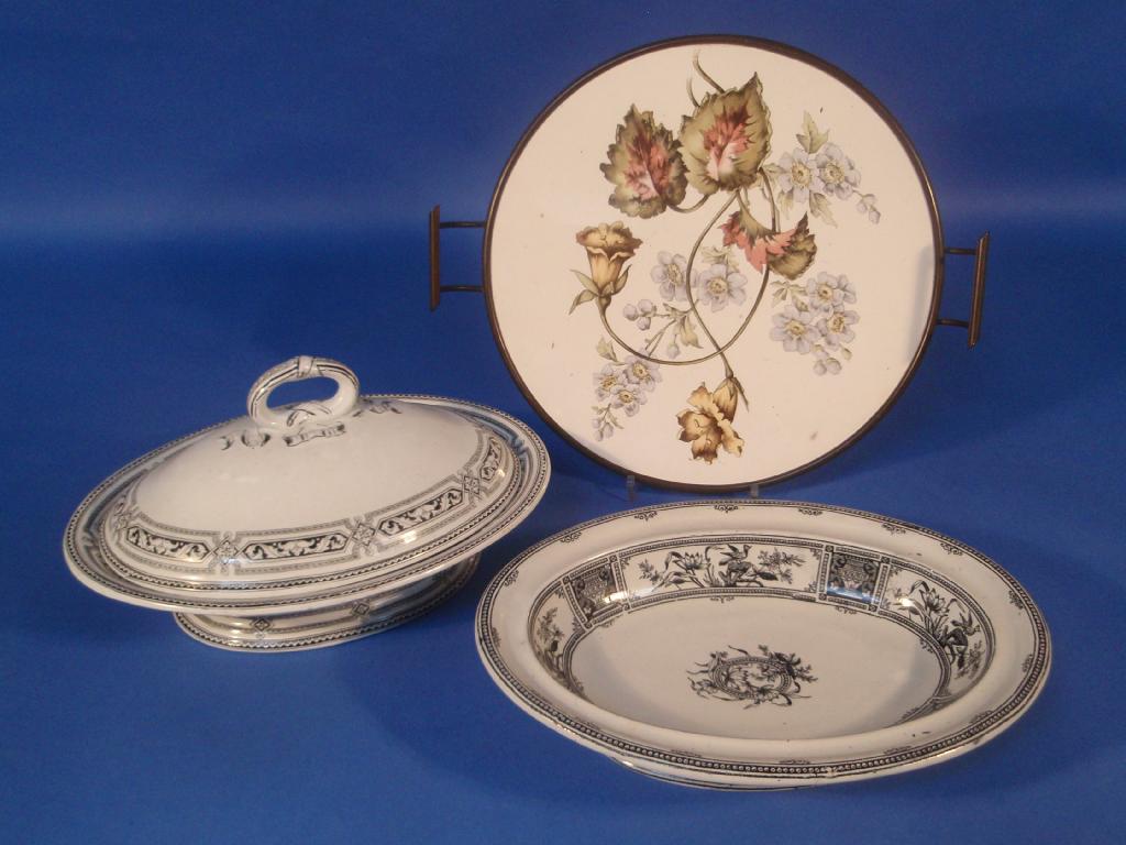 Appraisal: A Mintons Alton pattern oval tureen and cover together with