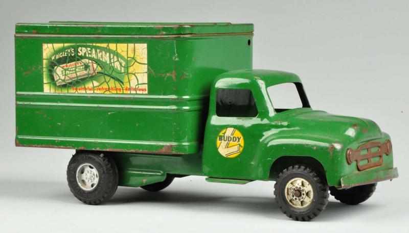 Appraisal: Buddy L Green Wrigley's Gum Truck Description Circa Appears to