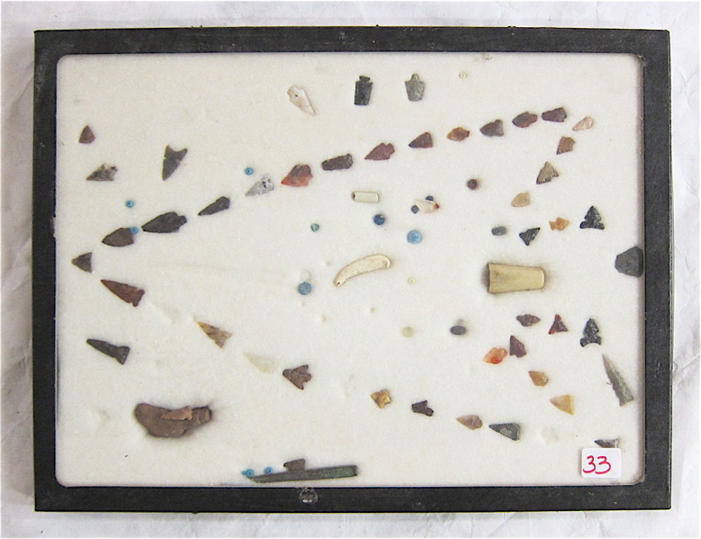 Appraisal: COLLECTION OF APPROXIMATELY ARROW HEADS POINTS AND BEADS in various