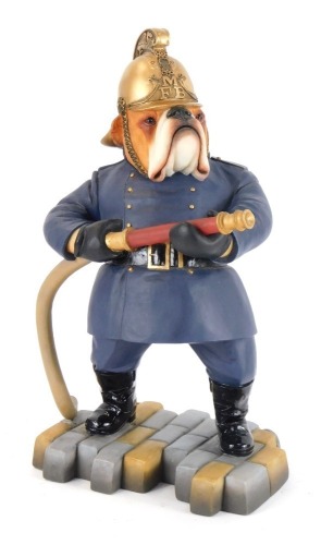 Appraisal: A Robert Harrop Designs Doggie People Bulldog Fireman figure DPB