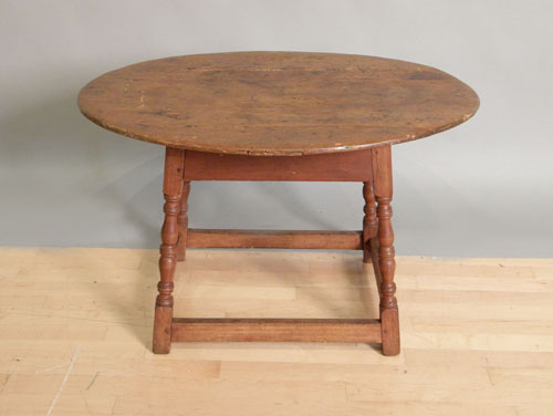 Appraisal: New England pine tavern table late th c h w