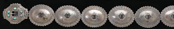 Appraisal: Property of various owners Consisting of seven scalloped oval conchas