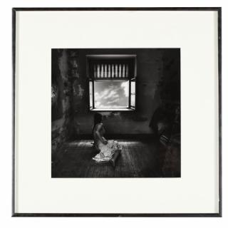 Appraisal: Jan Saudek Czech b Image gelatin silver print signed at