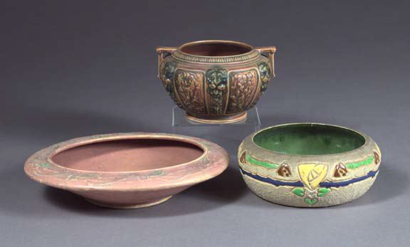 Appraisal: Group of Art Pottery Bowls consisting of a Roseville Pottery