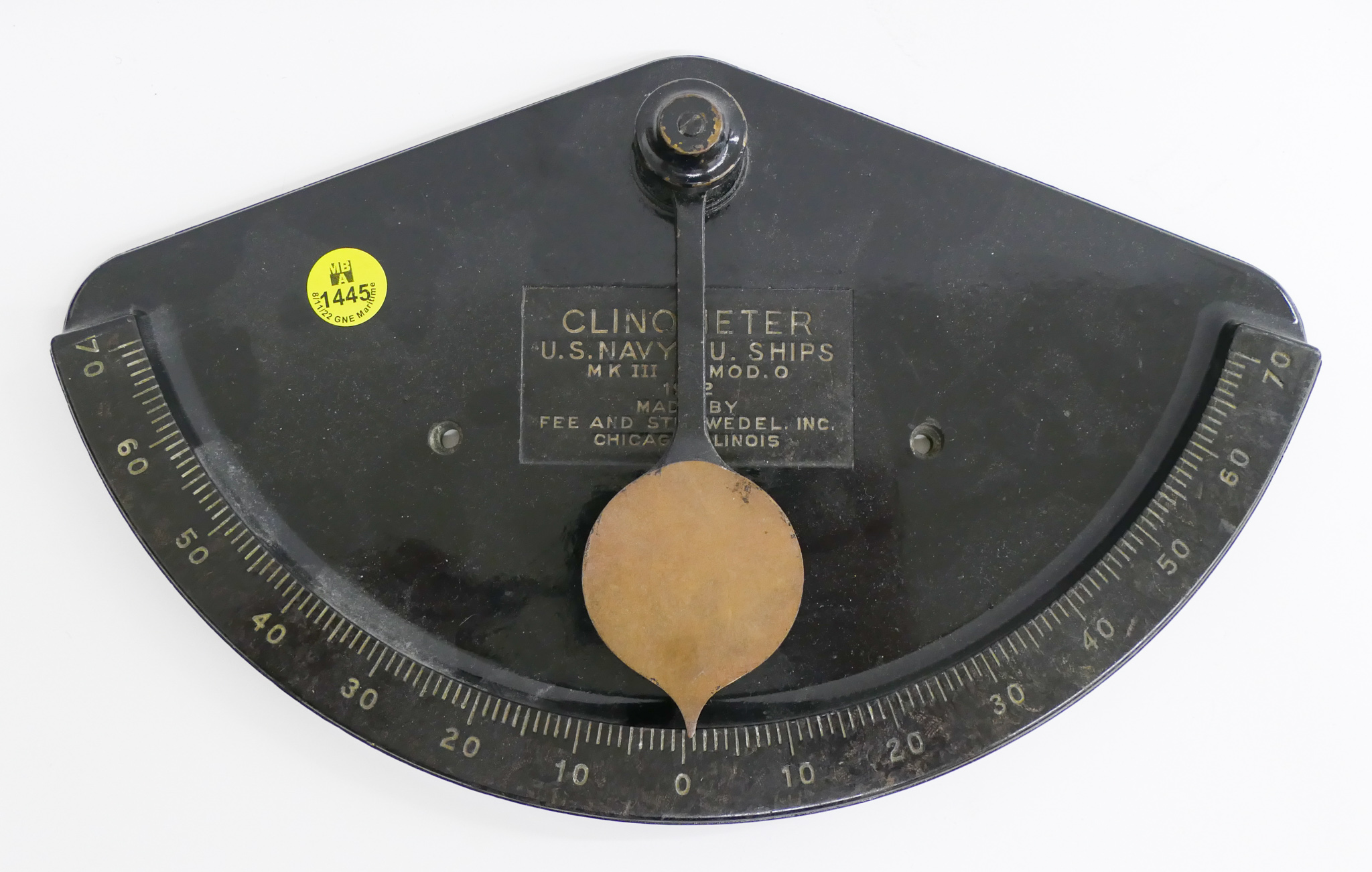 Appraisal: WWII US Navy Ships Clintometer