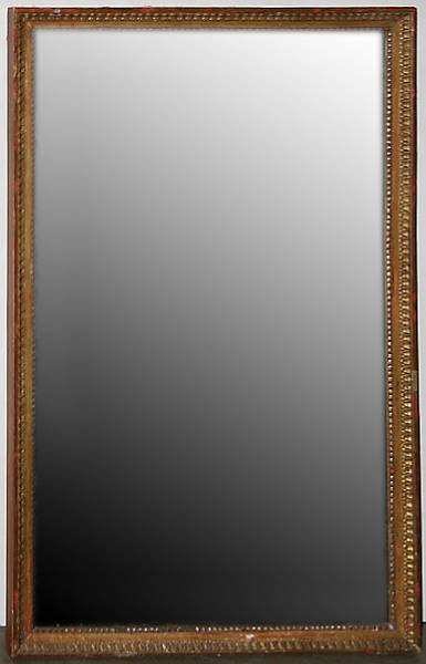 Appraisal: A Neoclassical style giltwood mirror mid th century height in