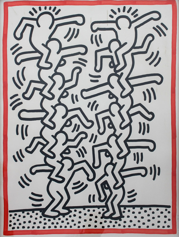 Appraisal: HARING Keith American - Lithograph from the Lithographs Suite sight