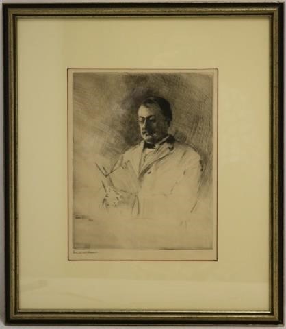 Appraisal: AFTER FRANK W BENSON - BOSTON ARTIST ETCHING POSSIBLY A