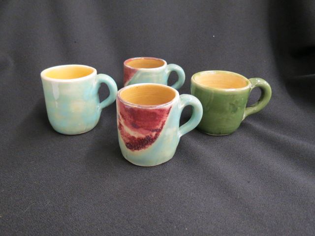 Appraisal: Pisgah Forest Pottery Mugs excellent