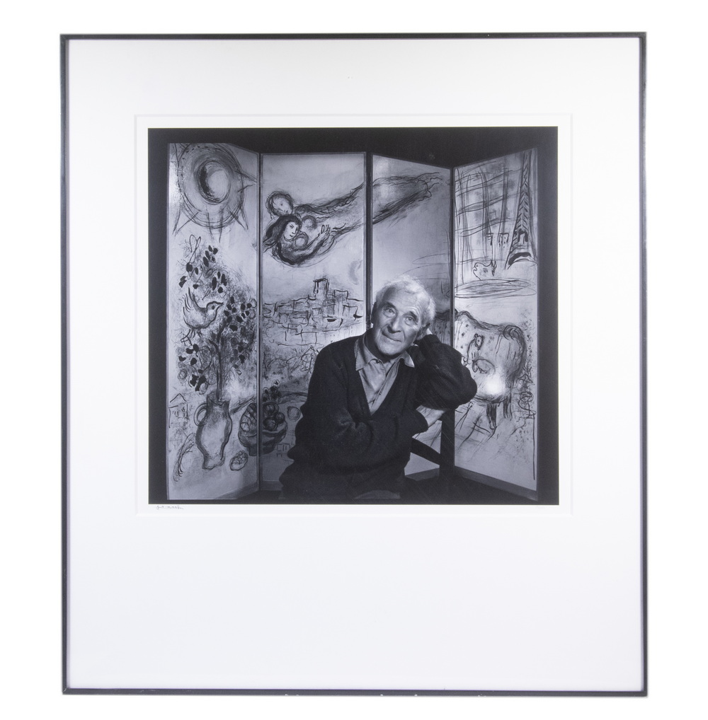 Appraisal: YOUSUF KARSH NY MA CANADA - Marc Chagall large scale