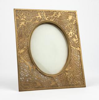 Appraisal: A Tiffany Studios ''Pine Needle'' photo frame Early th century