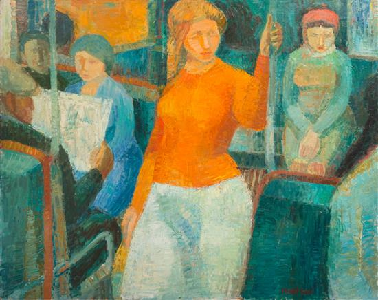 Appraisal: Sale Lot Roger Montane French - Woman in the Orange