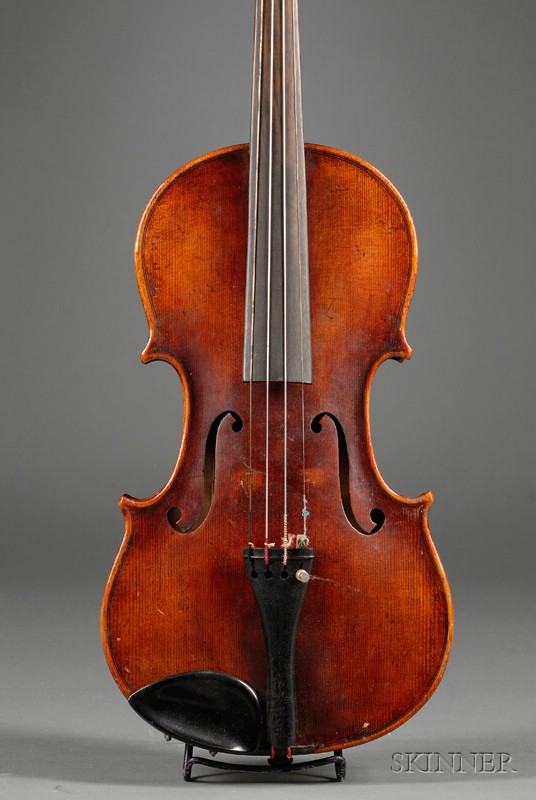 Appraisal: Modern Czech Violin c labeled JOHN JUZEK VIOLINMAKER IN PRAGUE