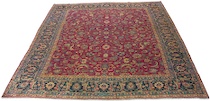 Appraisal: An Antique Estate Mashad ca An antique estate Mashad carpet