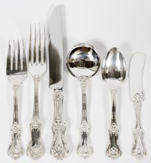 Appraisal: FRANK SMITH 'FEDERAL COTILLION EDWARD VII' STERLING FLATWARE SET PIECES