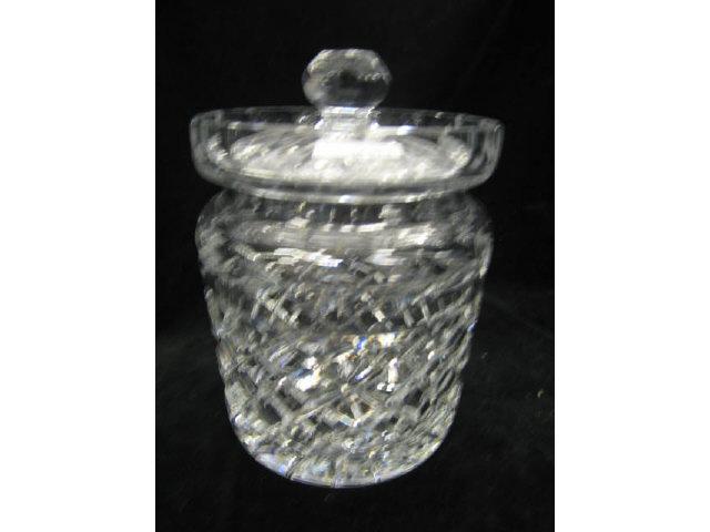 Appraisal: Waterford Cut Crystal Cracker or Biscuit Jar