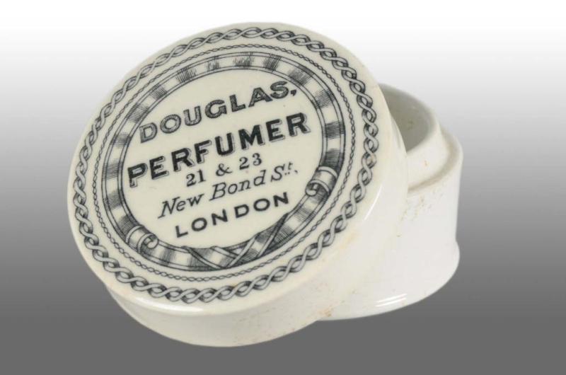 Appraisal: Douglas Perfumer Pot Lid Description Made in London England Minor