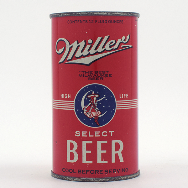 Appraisal: Miller High Life Beer Opening Instruction Flat Top - Reference