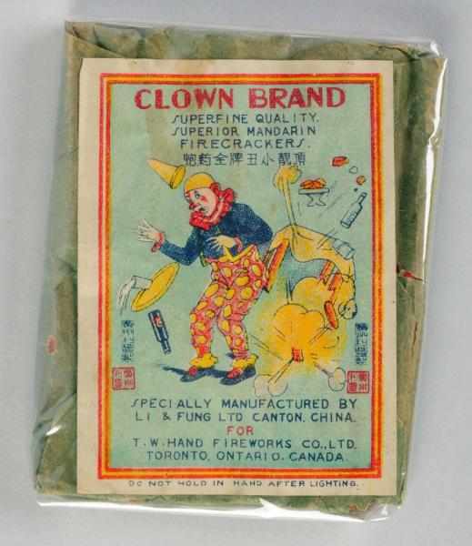 Appraisal: Clown Brand -Pack Firecrackers Class Manufactured by Li Fung May