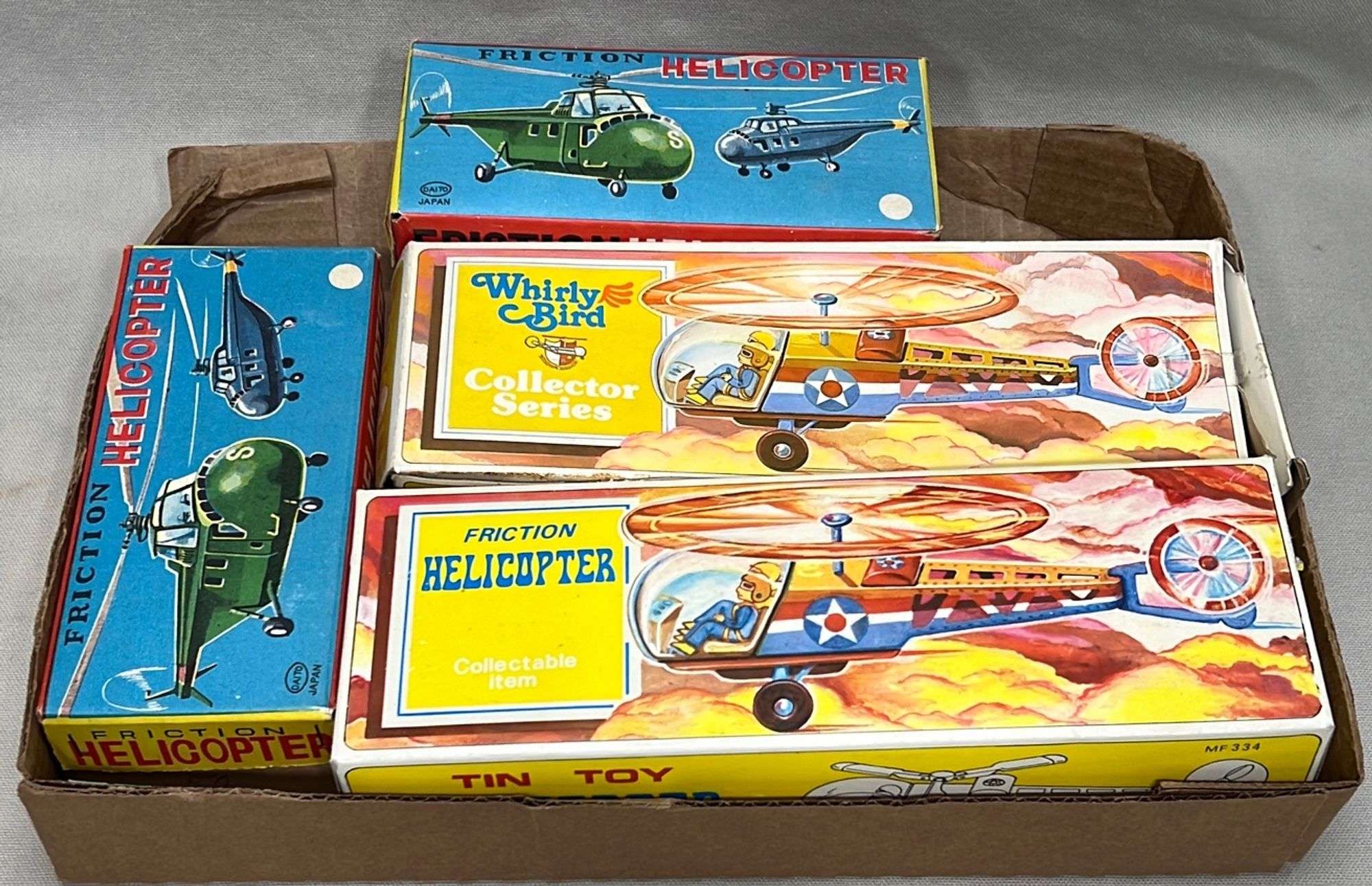 Appraisal: Vintage boxed tin toys