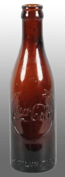 Appraisal: Amber Coca-Cola Bottle from Jackson Tennessee Description Circa to Wonderfully