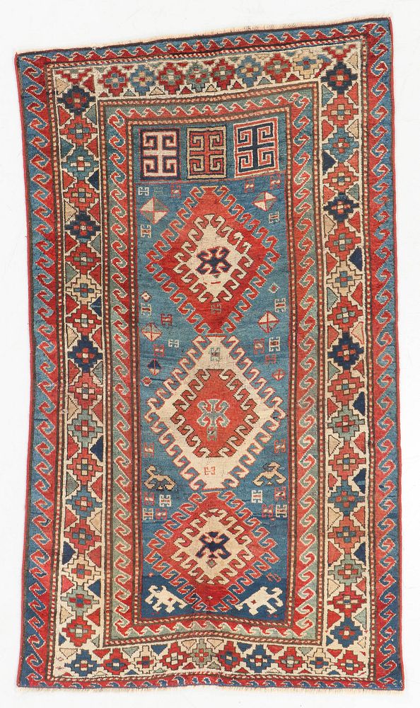 Appraisal: Antique Kazak Rug Caucasus ' '' x ' '' Antique