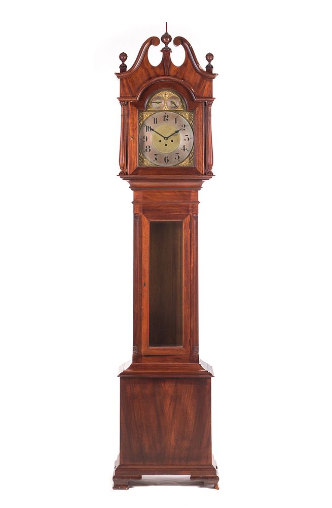 Appraisal: Mahogany Grandfather Clock Mahogany Grandfather Clock