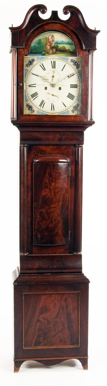 Appraisal: A late th century mahogany longcase clock By J W