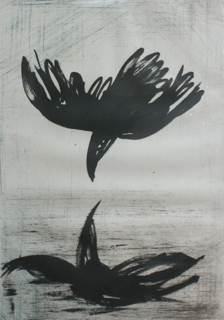 Appraisal: Arthur Boyd - Crow Reflected screenprint signed 'Arthur Boyd' lower