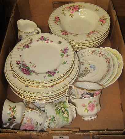 Appraisal: Tray to include Royal Doulton Brambly Hedge Tea Plates Spring