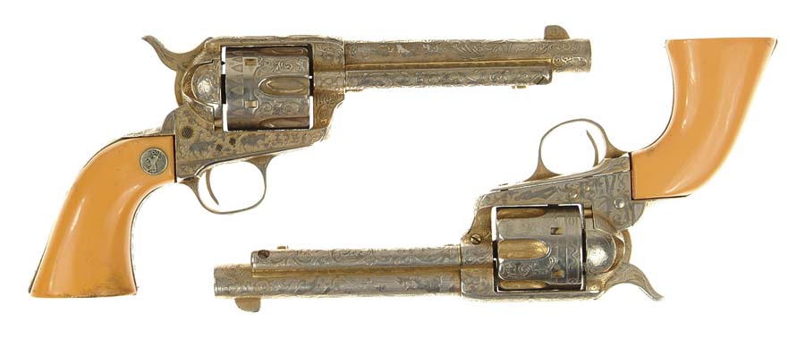 Appraisal: FINE EXHIBITION QUALITY ENGRAVED PAIR OF COLT SINGLE ACTION ARMY