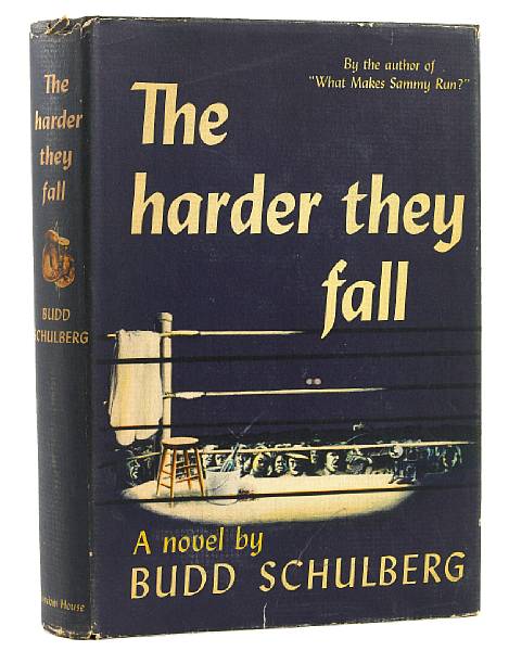 Appraisal: SCHULBERG BUDD The Harder They Fall New York Random House