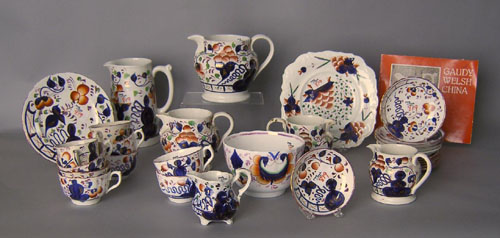 Appraisal: Group of Gaudy Welsh approx pcs together with Howard Y