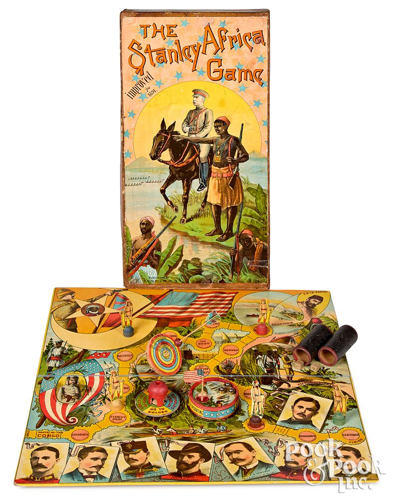 Appraisal: Bliss Stanley Africa Game ca Bliss Stanley Africa Game ca