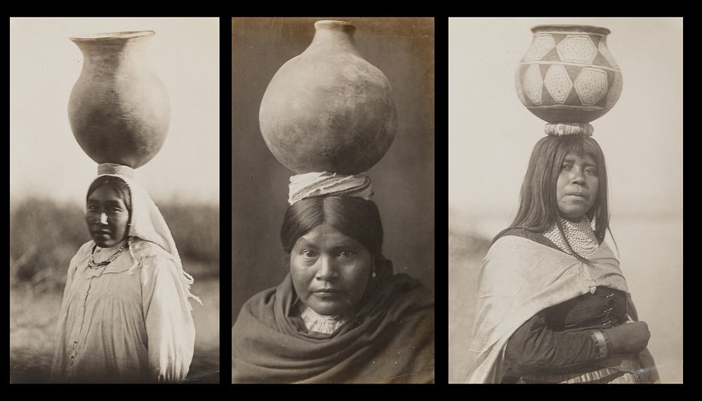 Appraisal: Edward Curtis Group of Three - Untitled Mohave Woman with