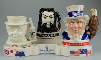 Appraisal: A collection of Royal Doulton prototype intermediate character jugs from