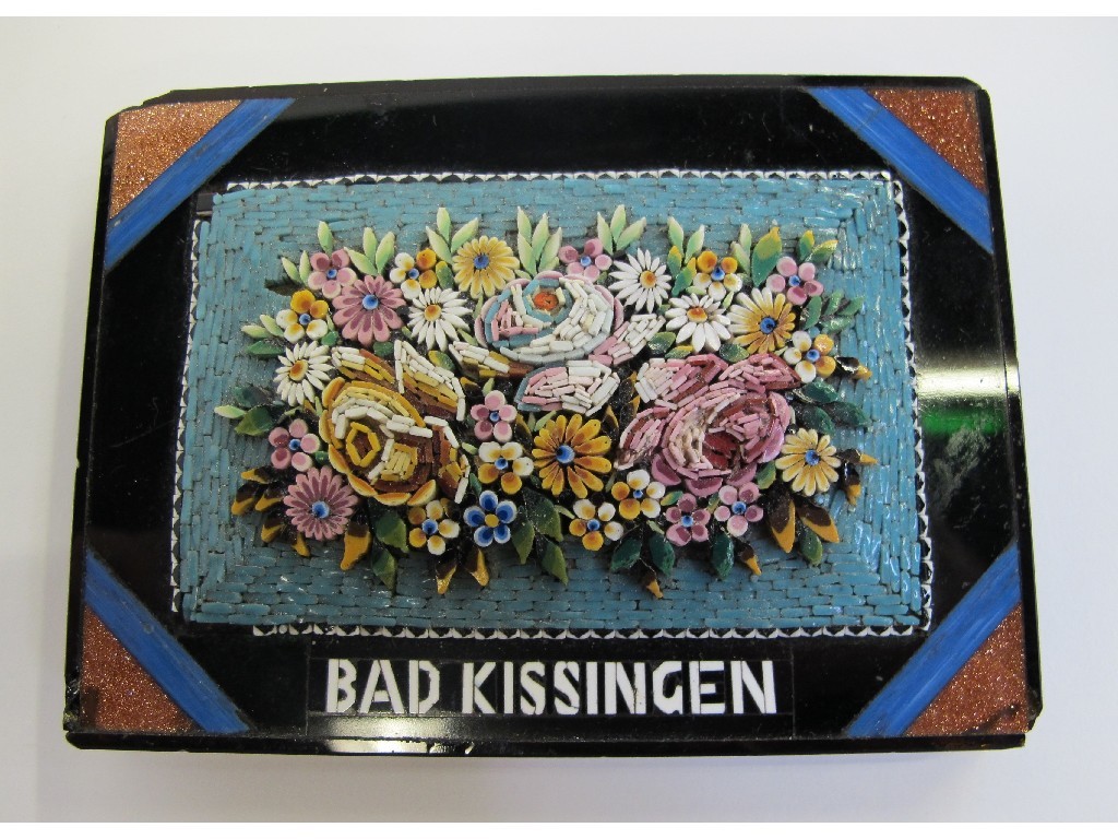 Appraisal: Micromosaic paperweight from Bad Kissingen