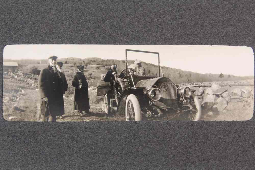 Appraisal: TWO NEW ENGLAND PHOTOGRAPH ALBUMS circa Including panoramic images of