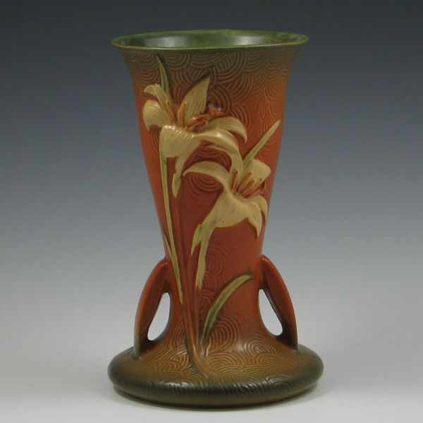 Appraisal: Roseville Zephyr Lily Vase marked raised relief Roseville USA -