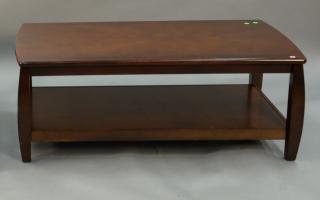 Appraisal: Contemporary rectangular coffee table ht in top x Contemporary rectangular