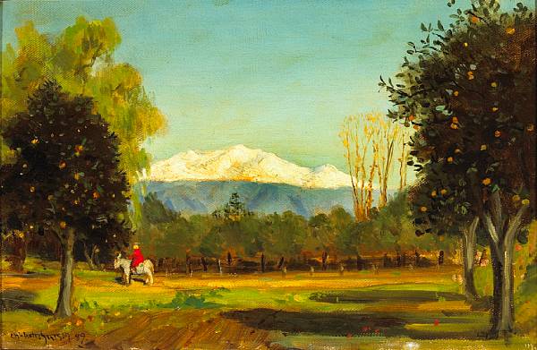 Appraisal: Charles W Stetson American - Mt San Bernardino from my