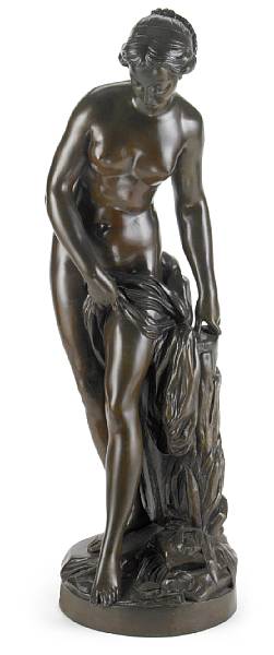 Appraisal: A French patinated bronze figure of Venus late th early