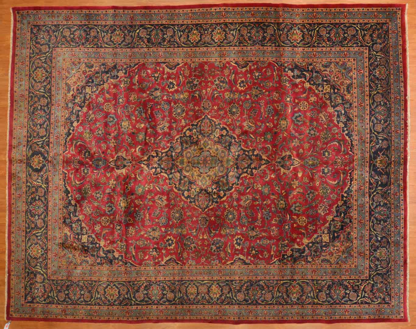 Appraisal: Persian Meshed carpet approx x Iran modern Condition Like new