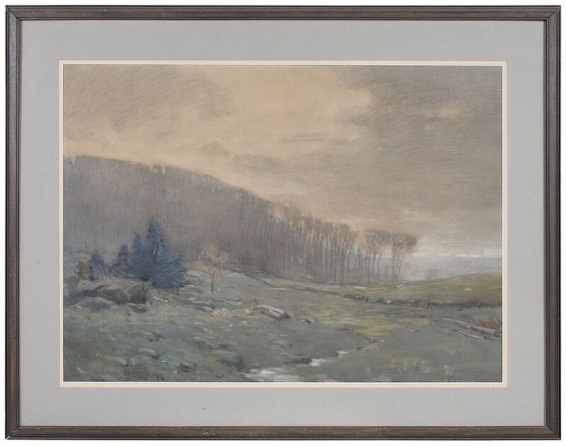 Appraisal: William S Robinson American - Tonalist Landscape signed lower right