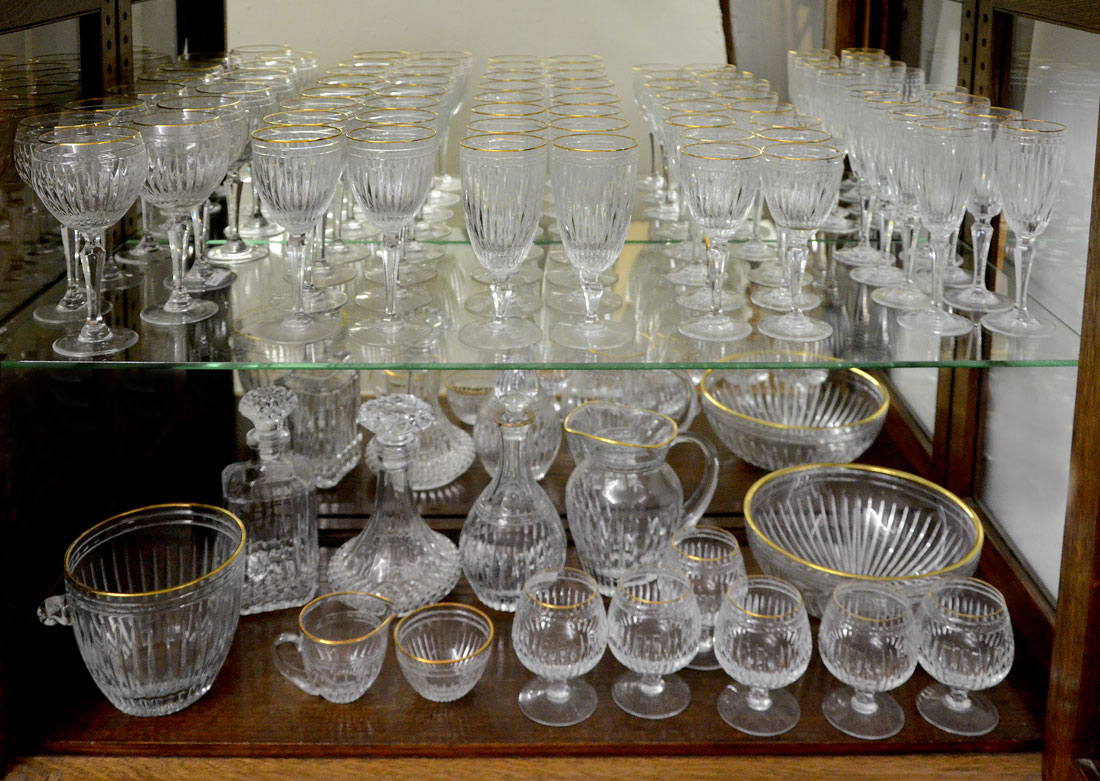 Appraisal: LARGE COLLECTION WATERFORD HANOVER CRYSTAL Approx pieces in the Hanover