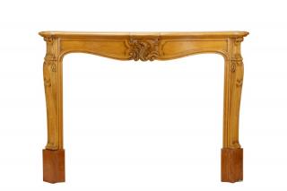 Appraisal: Baroque Style Carved Oak Fireplace Mantle Continental th century A