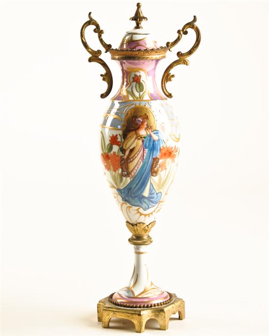 Appraisal: A Sevres Art Nouveau Porcelain Urn ormolu mounted and having