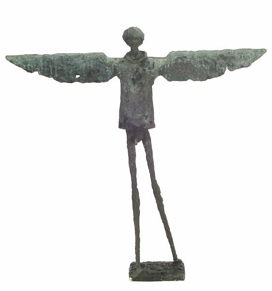 Appraisal: Lindsay Daen American born Boy with Wings incised 'DEAN' numbered