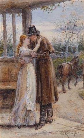 Appraisal: GEORGE GOODWIN KILBURNE - - 'The Suitor' and 'A Helping